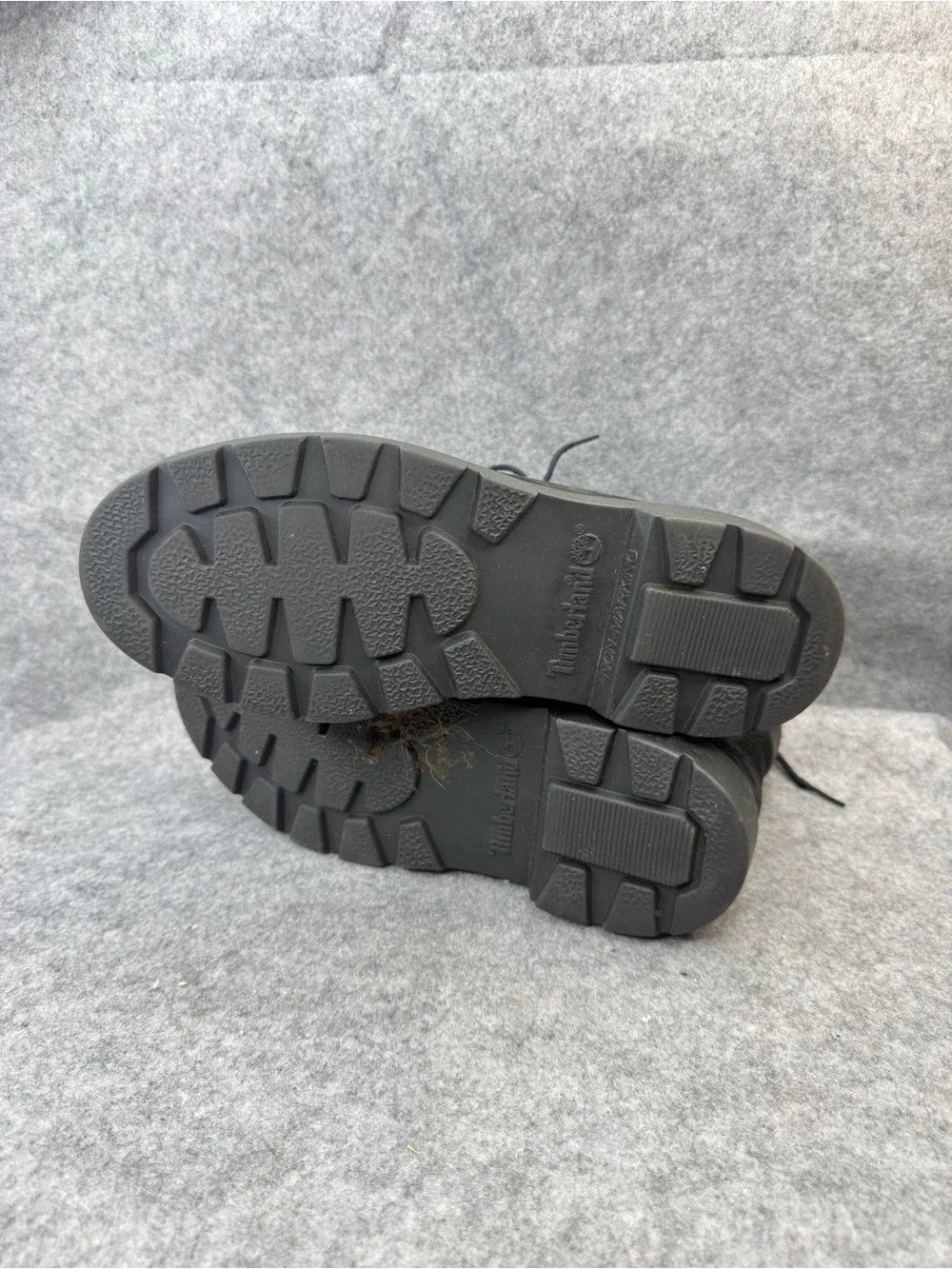 Timberland Waterproof Black Nubuck Leather Boots / Kids Youth Size 7 women 8.5